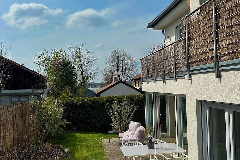 Ganze Wohnung, Große, helle Gartenwohnung direkt am Wörthsee in Wörthsee, Ammersee