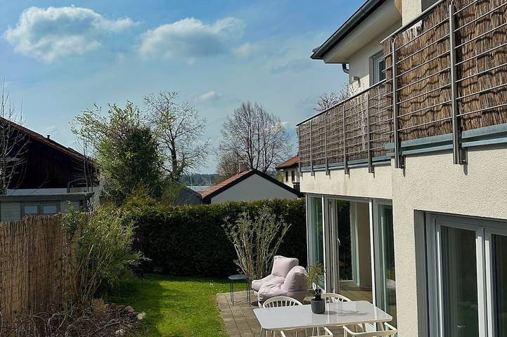 Ferienwohnung für 4 Personen, mit Balkon und Garten in Wörthsee