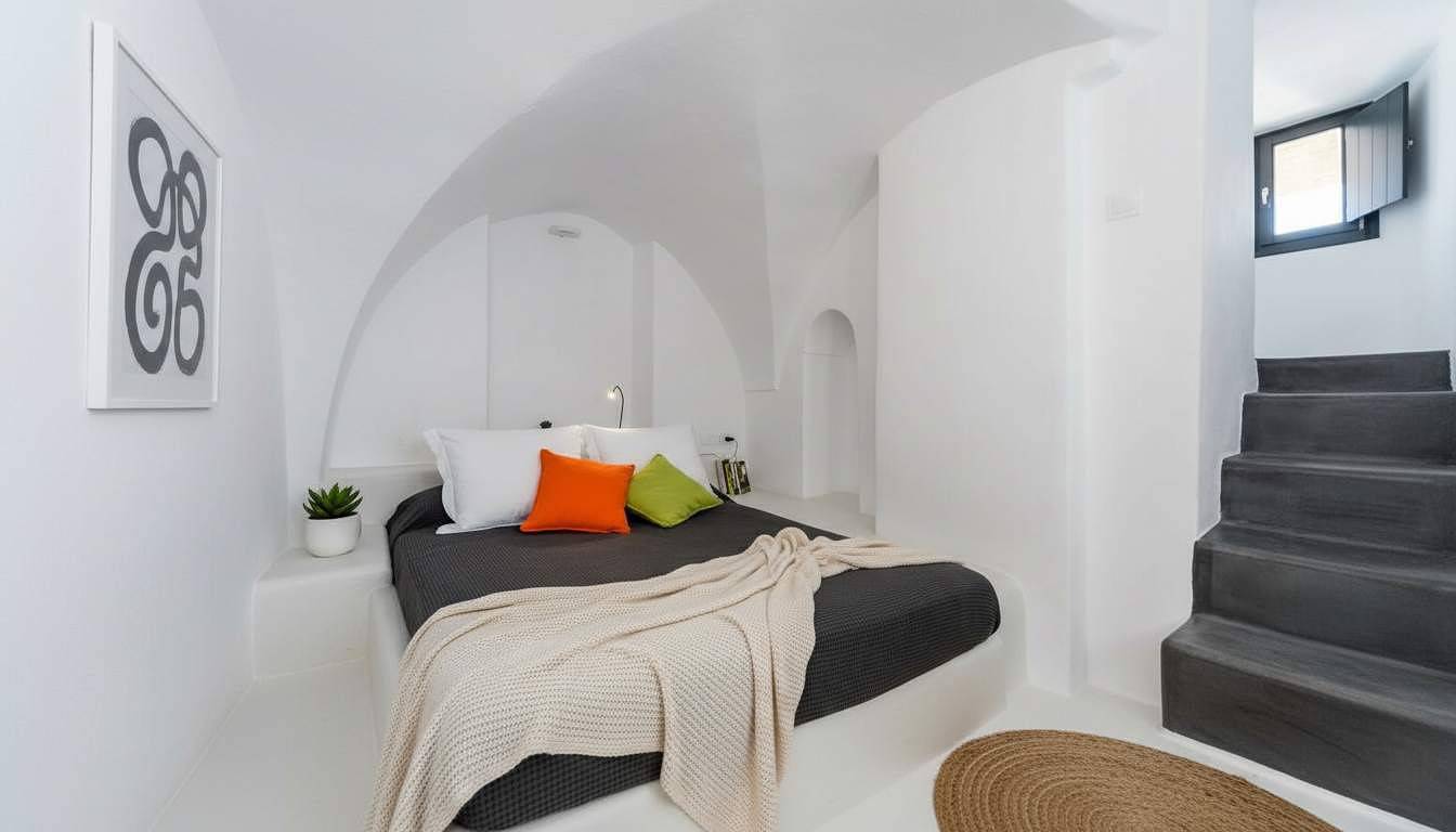Appartement entier, Appartement de vacances pour 5 personnes avec jacuzzi in Emporio, Santorin