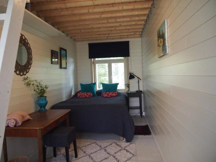 Chambre d’hôte pour 4 personnes, avec terrasse et jardin ainsi que vue et sauna, animaux acceptés dans Finlande méridionale
