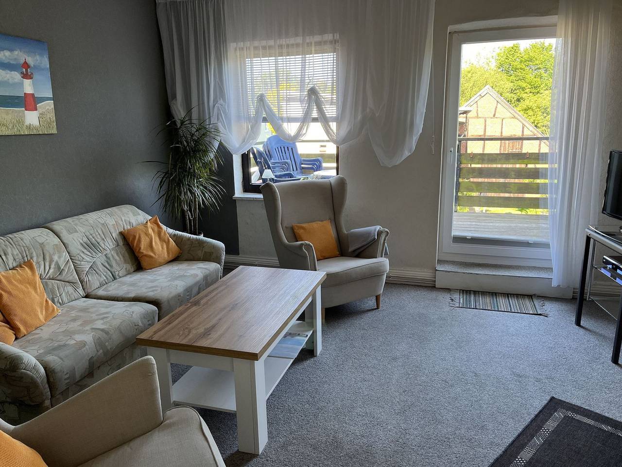 Ganze Ferienwohnung, Ferienwohnung Heide Meyer - 2-Zi-Fewo, 1. Stock, 2 - 4 Pers., Balkon in Neustadt in Holstein, Ostholstein