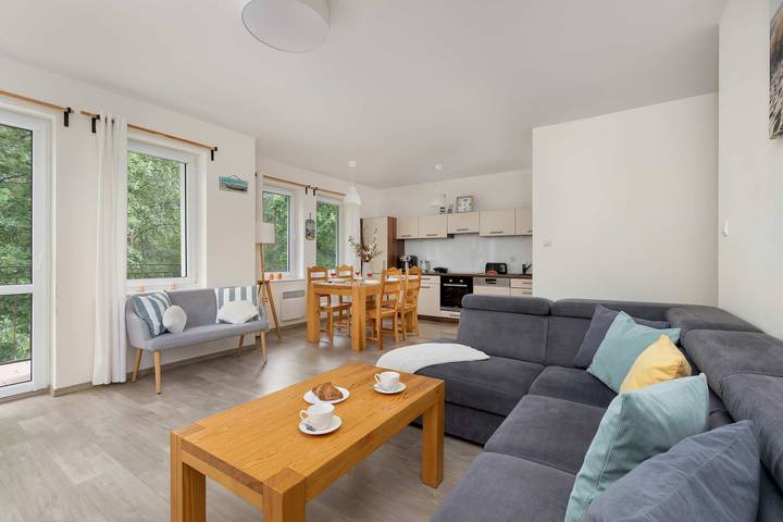 Ferienwohnung für 5 Personen, mit Balkon/Terrasse, mit Haustier