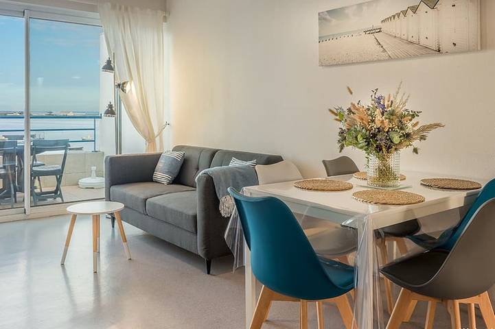 Appartement de vacances pour 4 personnes, avec jardin