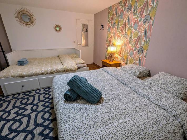 Appartement de vacances pour 2 personnes, avec jardin