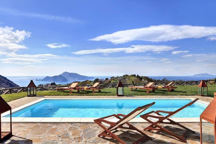 Ferienhaus für 8 Personen, mit Garten