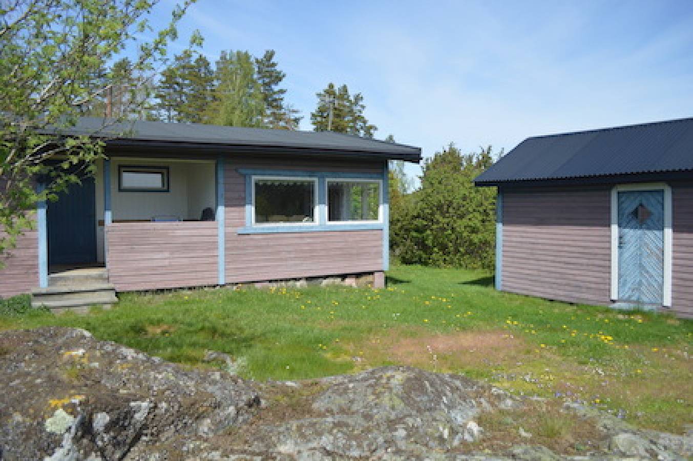 Ferienhaus in den Schären mit Seeblick in alle drei Richtungen in Vikbolandet