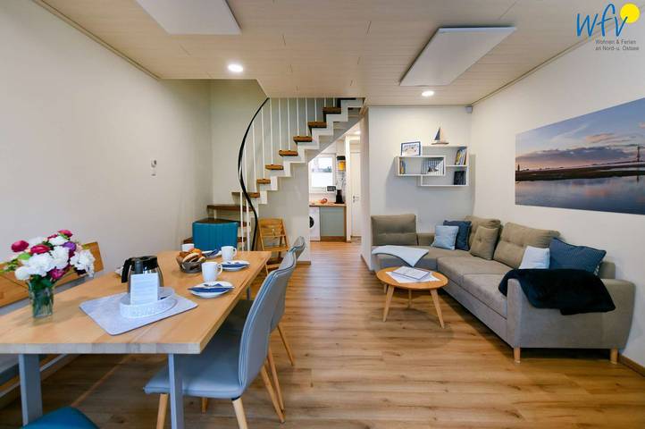 Ferienhaus für 6 Personen, mit Balkon und Terrasse sowie Garten auf Wangerooge