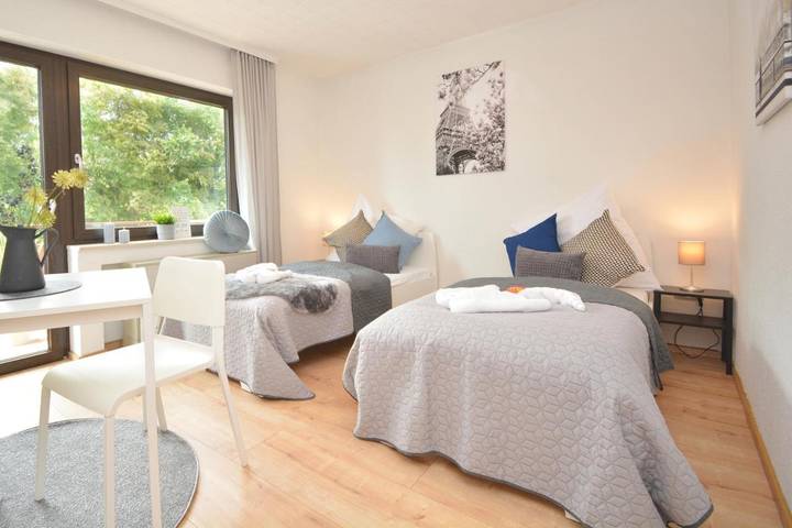 Ferienwohnung für 6 Personen, mit Balkon und Garten