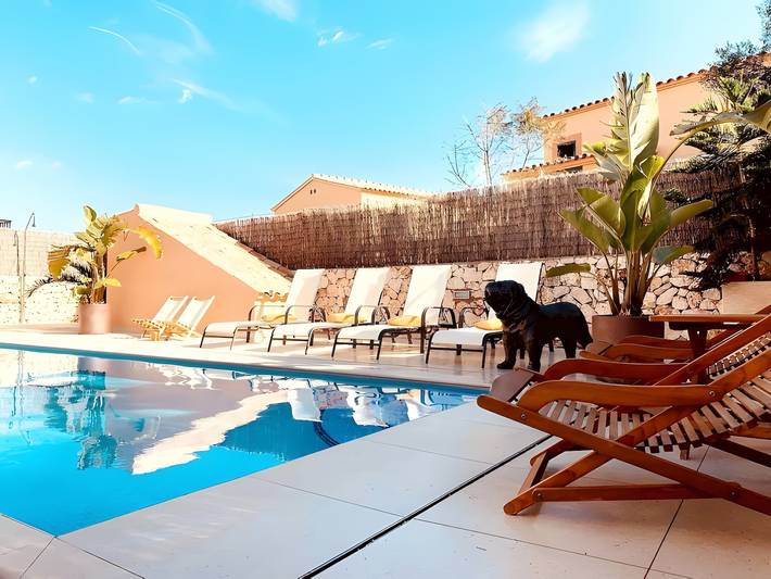Maison de vacances pour 6 personnes, avec balcon, animaux acceptés à Cala Romantica
