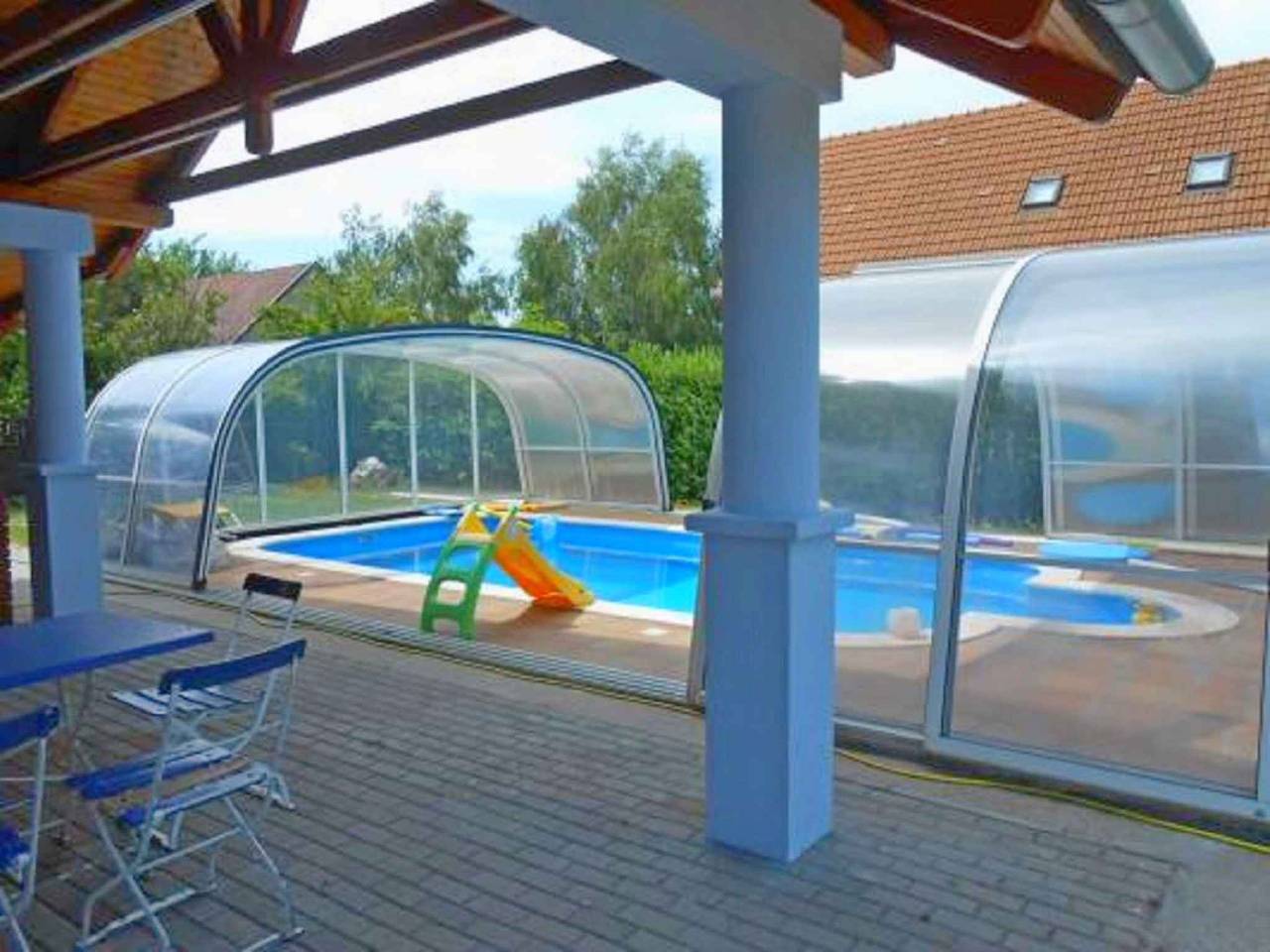 Vakantiehuis voor 6 personen met groot zwembad in Mariënbad, Zuidelijke oever van het Balatonmeer