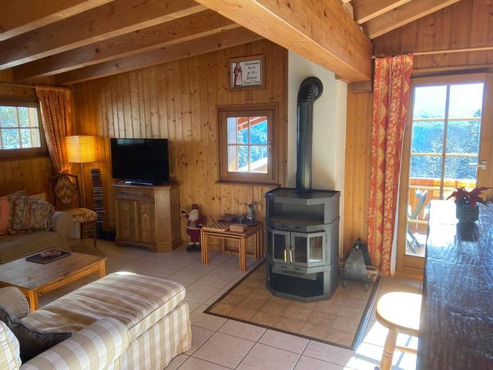 Gîte pour 4 personnes, avec vue et balcon dans Chesières - 3