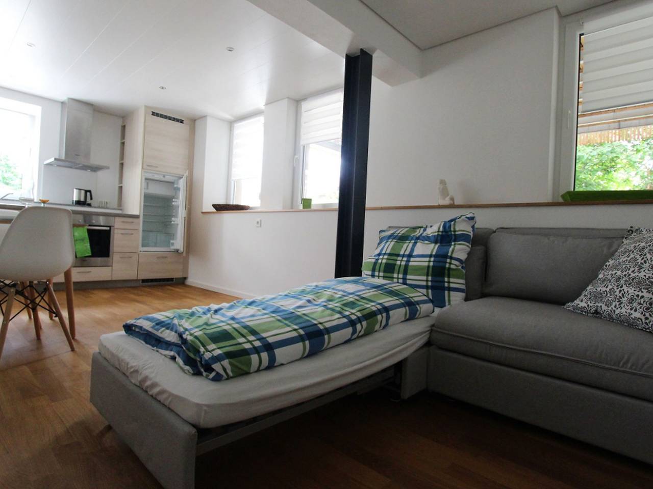 Ganze Ferienwohnung, Ferienwohnung Moll - Ferienwohnung mit 47qm, 1 Schlafzimmer, 1 Wohn-/Schlafzimmer, max. 4 Personen in Neuffen, Albsteig Etappe 9