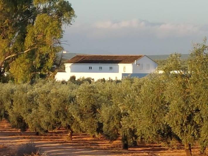 Casa rural para 10 personas, con jardín además de vistas y piscina en Sierra de Yeguas