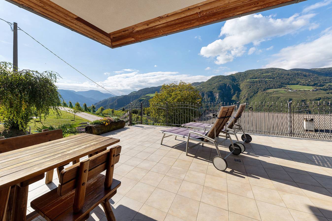 Ganze Wohnung, Apartment 'Obertrisaierhof 1' mit Bergblick, privater Terrasse und Wlan in Völs am Schlern, Dolomiti Superski