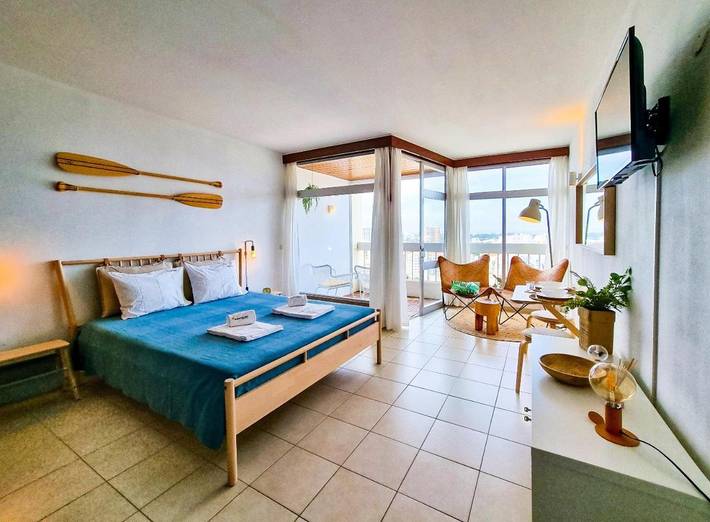 Casa de férias para 2 pessoas, com vista e terraço em Praia da Rocha