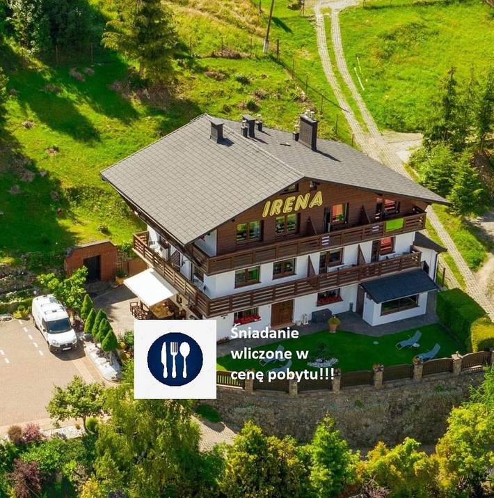 Bed & breakfast dla 2 osób, z widok i ogród oraz sauna w Korbielów