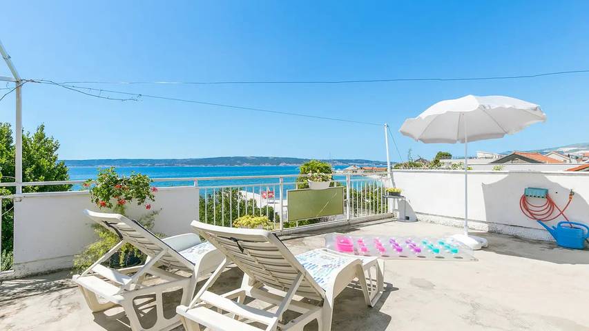 Ferienwohnung für 5 Personen, mit Terrasse, mit Haustier in Kaštela