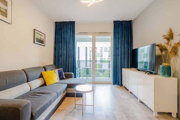 Apartament wakacyjny dla 6 osób, z ogród, Dla rodziny w Żoliborz