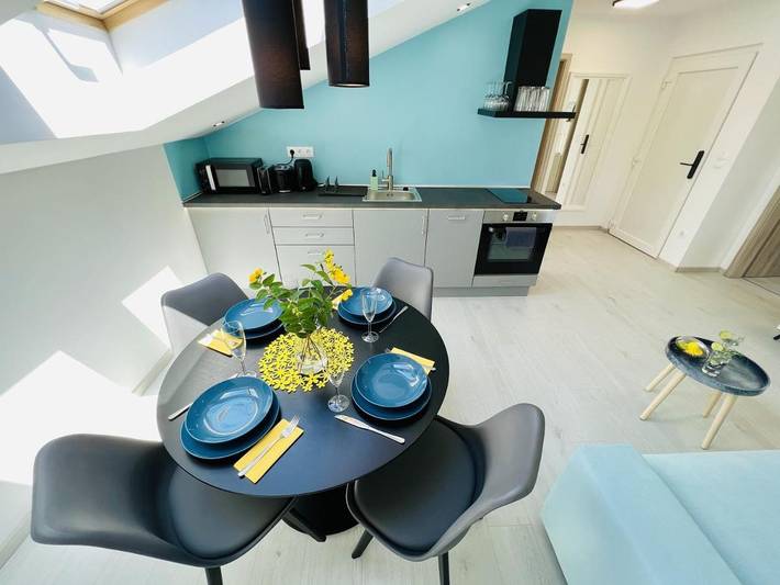 Appartement de vacances pour 3 personnes, avec Jacuzzi et Terrasse ainsi que Jardin et Sauna