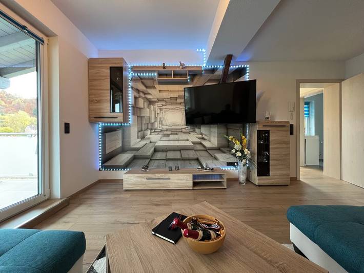 Ferienwohnung für 4 Personen, mit Balkon und Garten am Rennsteig - 3