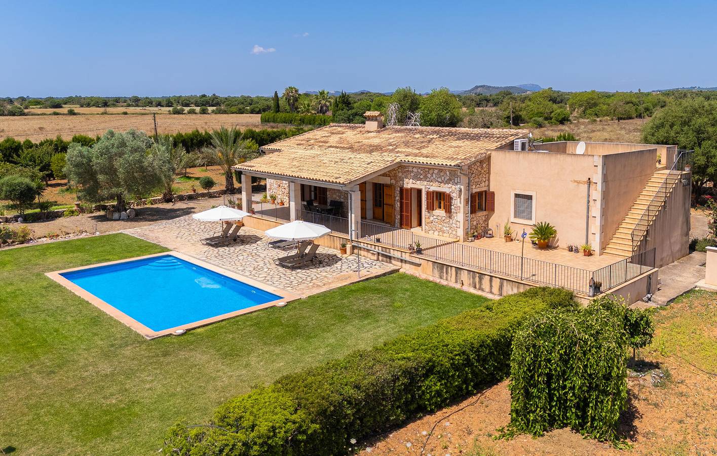 Gemütliches Apartment mit Pool, Terrasse und Grill in Felanitx, Mallorca Süden