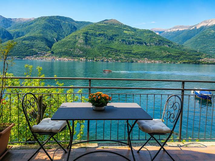 Ferienwohnung für 4 Personen, mit Terrasse und Pool sowie Seeblick und Ausblick am Comer See - 3