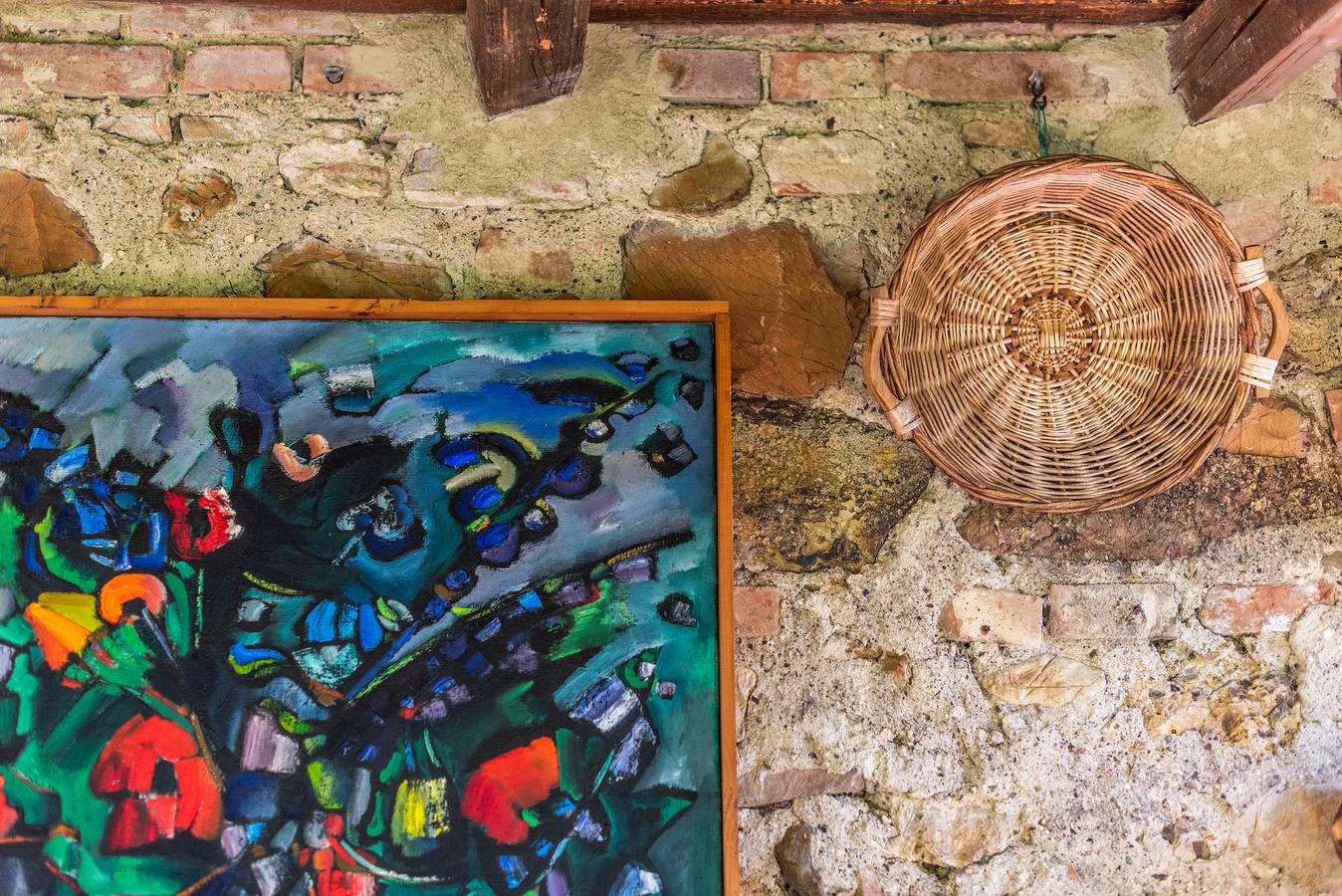 Ganze Wohnung, Apartment 'Casa Verde A Murlo' mit Gemeinschaftspool, Wlan und Klimaanlage in Murlo, Chianti