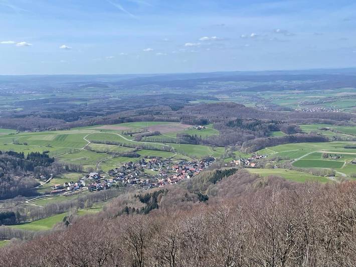 Ferienwohnung für 3 Personen, mit Terrasse und Garten sowie Pool und Ausblick in Hofbieber - 3