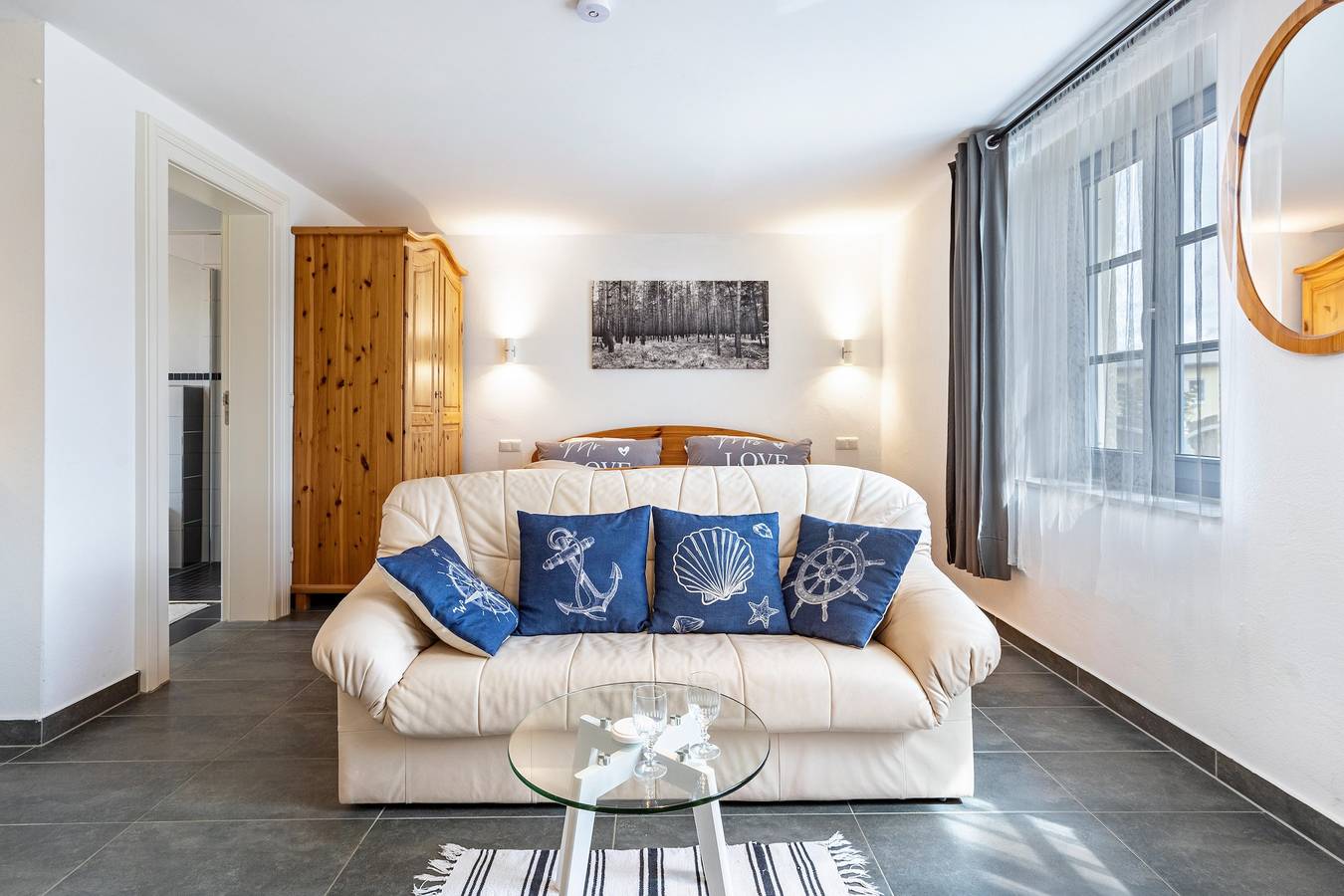 Ganze Wohnung, Ferienwohnung 'Gute Stube' mit Garten und Wlan in Usedom Stadt, Usedom