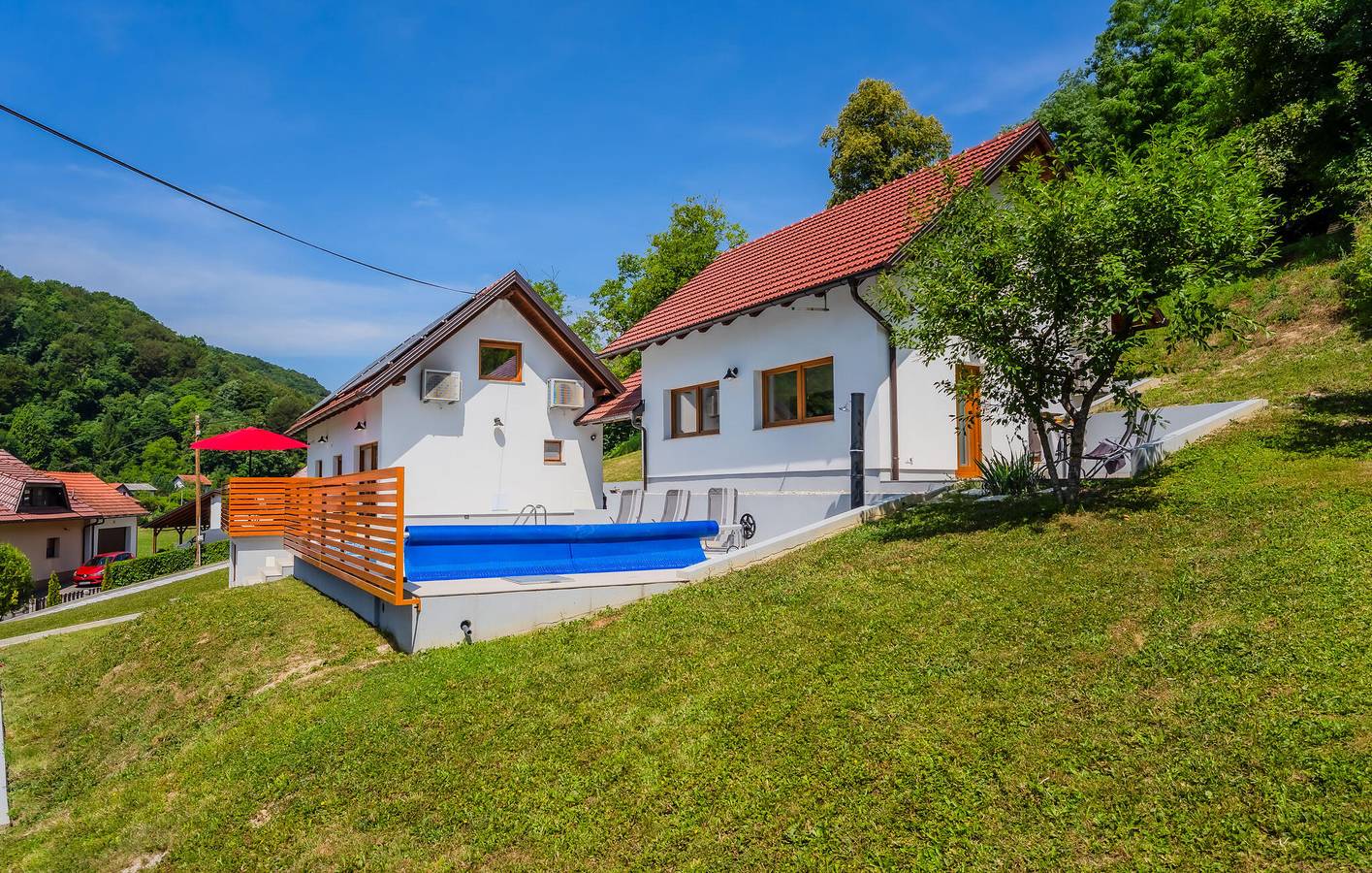 Charmante 200 m² große Wohnung mit Pool, WLAN und Parkplatz in Tuheljske Toplice, Krapina-Zagorje