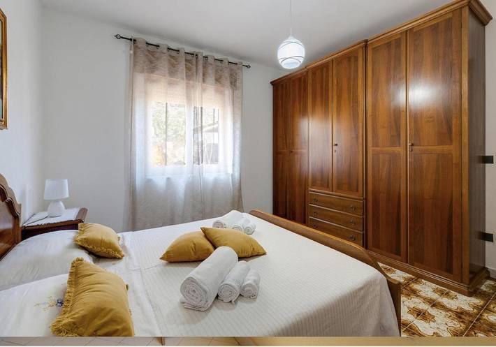 Ferienwohnung für 4 Personen, mit Balkon und Terrasse sowie Ausblick