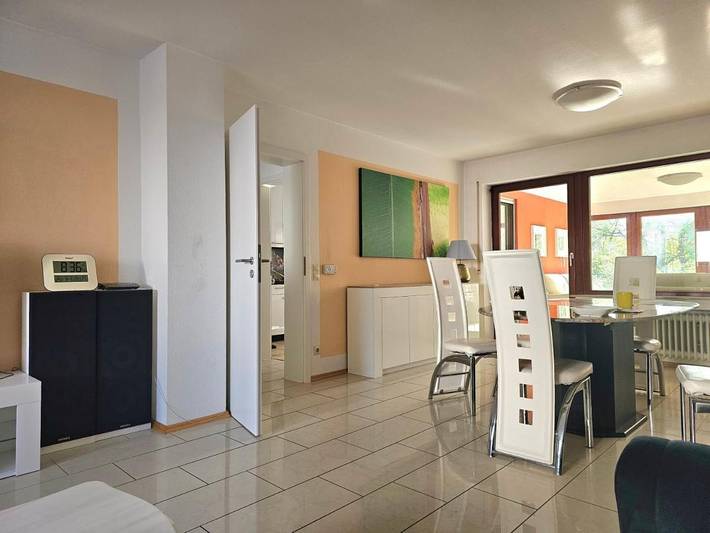 Ferienhaus für 6 Personen, mit Balkon und Terrasse sowie Garten und Ausblick