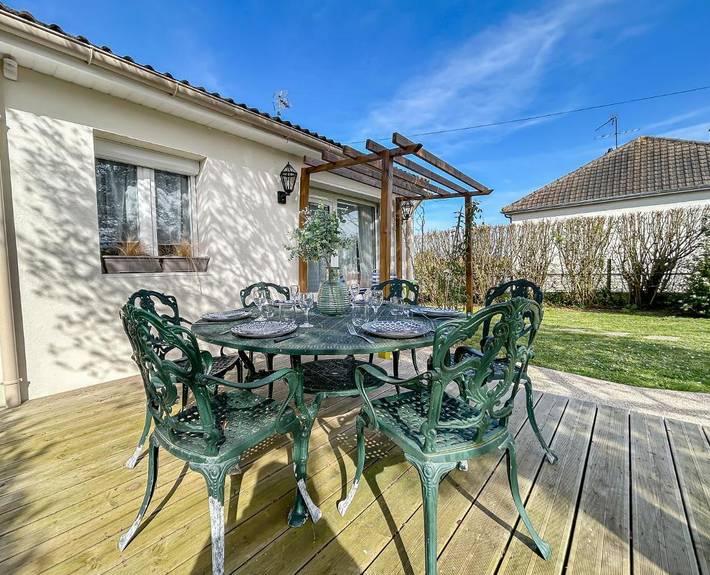 Maison de vacances pour 6 personnes, avec terrasse