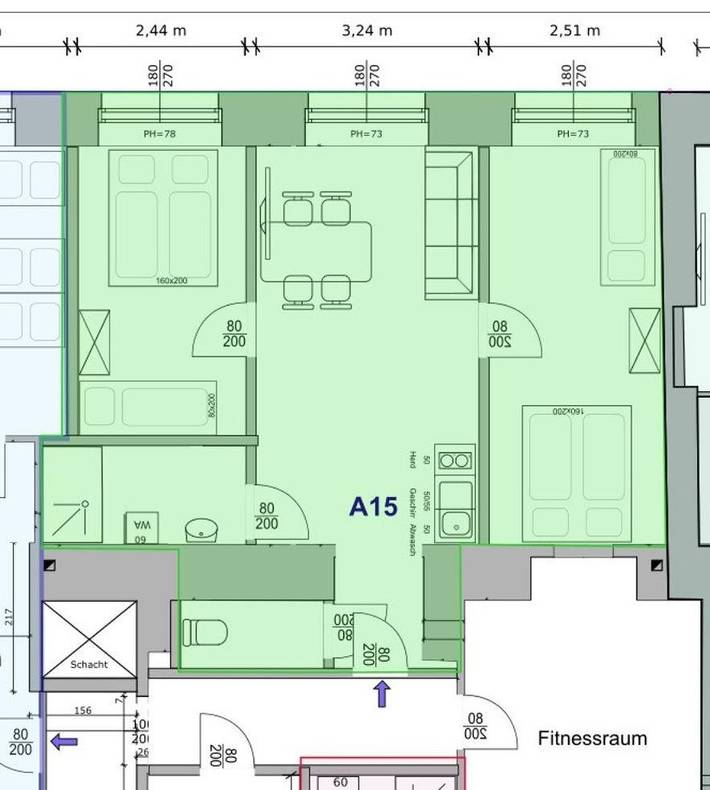 Entire holiday apartment, Innenstadt Apartm. A15 mit Klima in Vienna City Center, Vienna