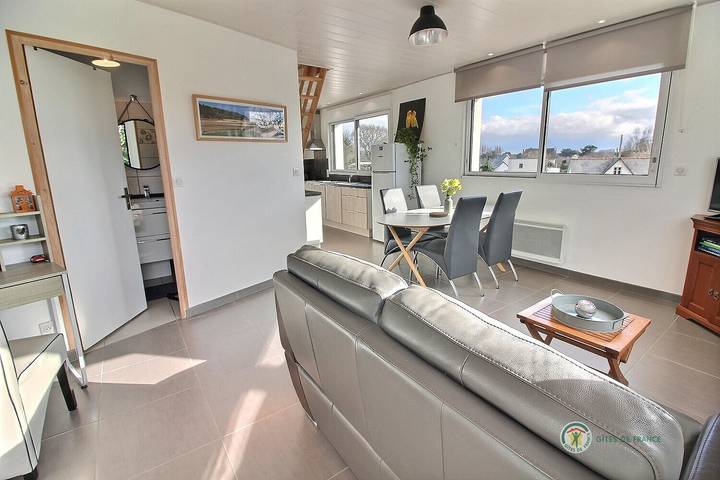 Gîte pour 2 personnes, avec Terrasse ainsi que Jardin et Vue