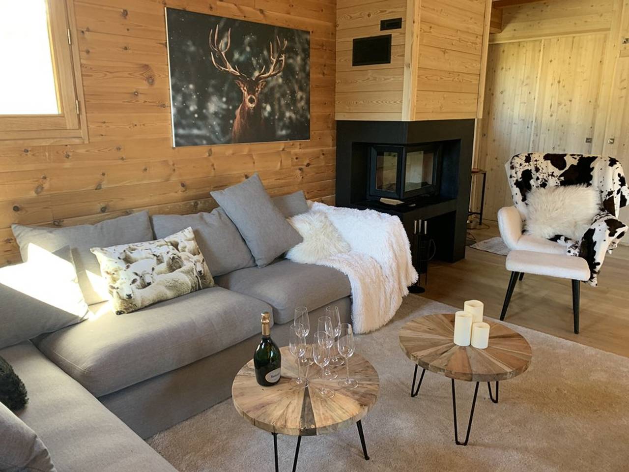 Cozy chalet in Montgenèvre with fireplace and Wifi in Montgenèvre, Briançon region