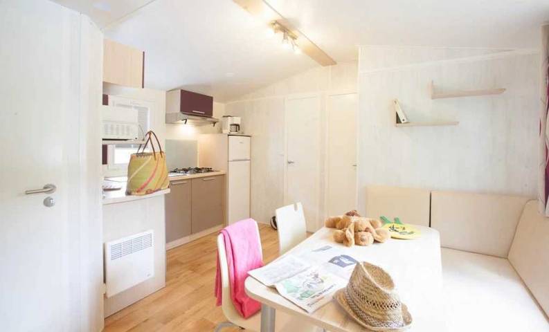 Mobil home pour 8 personnes, avec bassin pour enfant à Thégra - 3