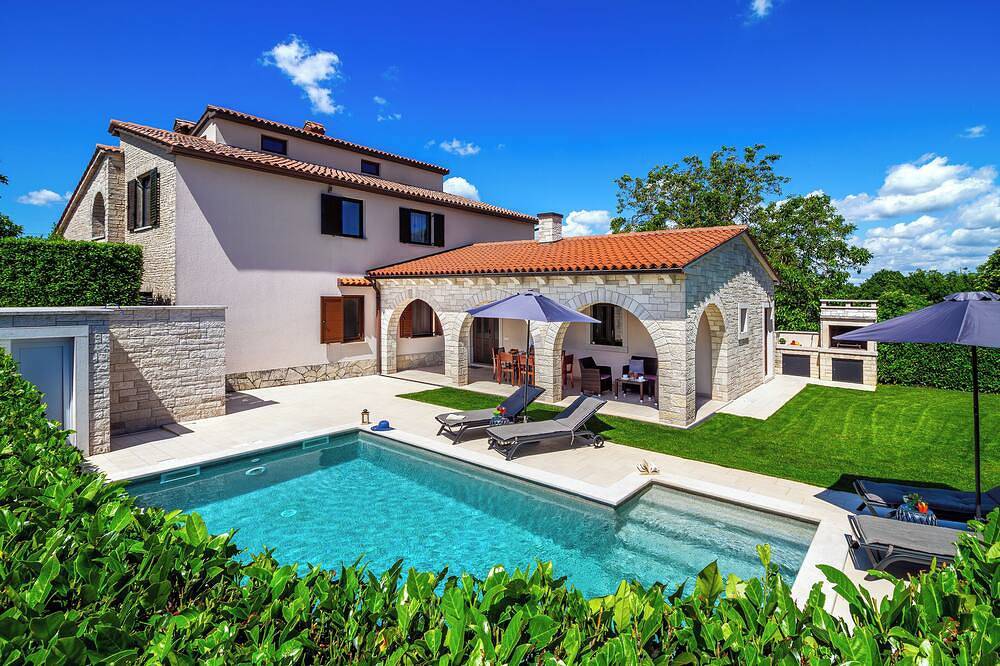 Ferienhaus Casa Mia mit privat Pool und Garten in Barban, Südküste Istrien