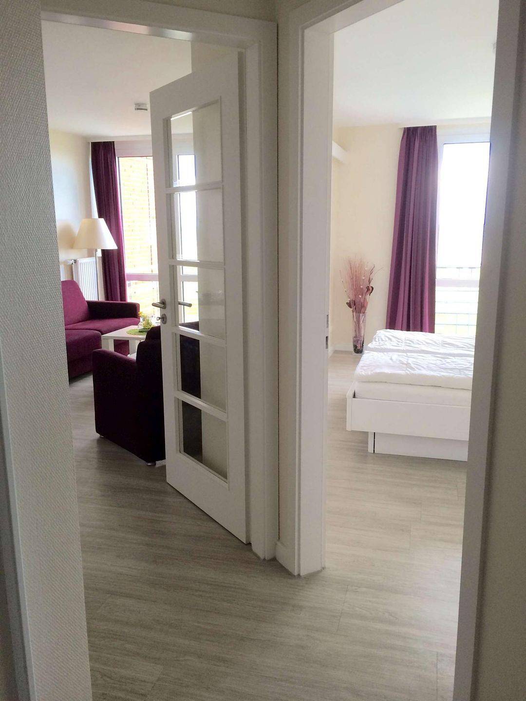 Ganze Wohnung, 2-Raumappartement Lachmöwe Seeseite mit außergewöhnlichem Meerblick in Stein in Wendtorfer Strand, Stein