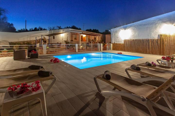 Casa rural para 12 personas, con Terraza y Jardín además de Piscina y Vistas en San Rafael de Sa Creu - 4