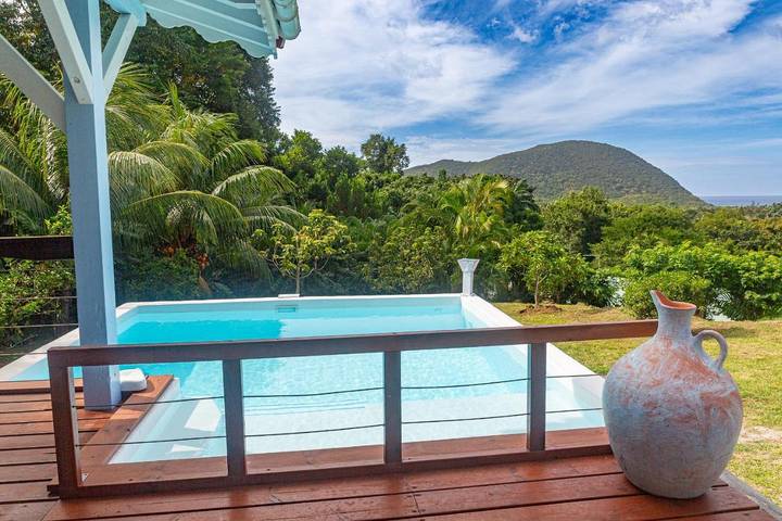 Villa pour 4 personnes, avec vue et jardin à Deshaies - 4