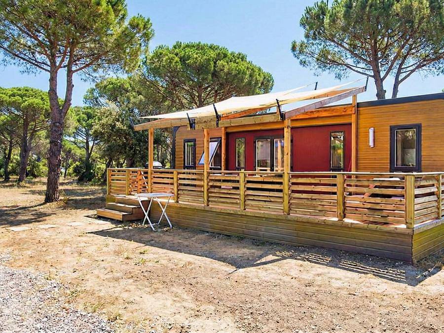 Camping Lou Souleï - Mobilheim 8 personen - Mobilheim | Ultimate | 3 Zi. | 6/8 Pers. | Hochterrasse | Klimaanlage | Tv in Carry-le-Rouet, Istres und Umgebung