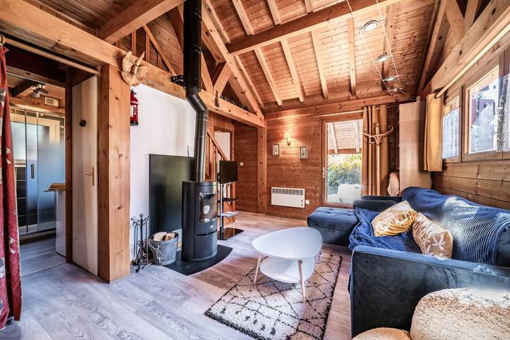 Chalet pour 6 personnes, avec jardin, animaux acceptés