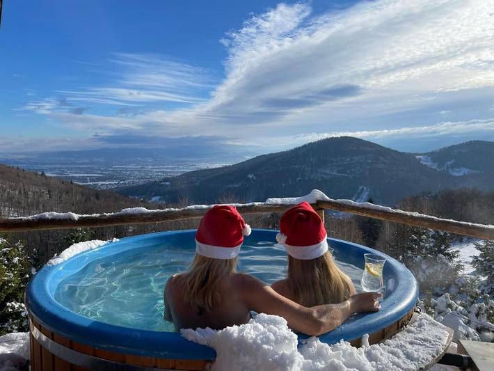 Willa dla 10 osób, z ogród i jacuzzi w Beskidy
