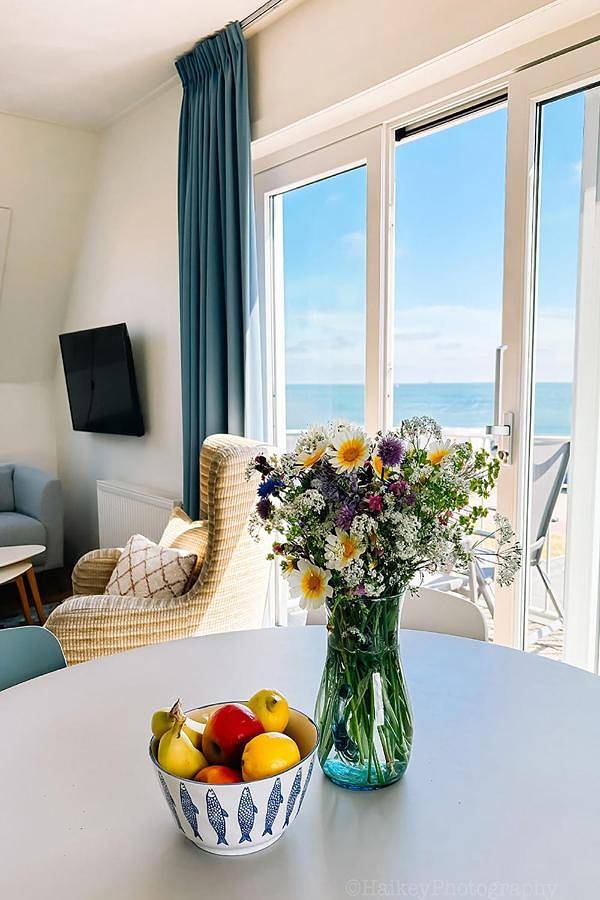 Vakantiewoning voor 4 personen, with Balkon and Terras as well as Tuin and Uitzicht op Vlieland