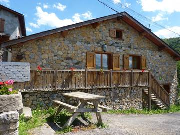 Gîte pour 4 personnes, avec balcon à Ascou