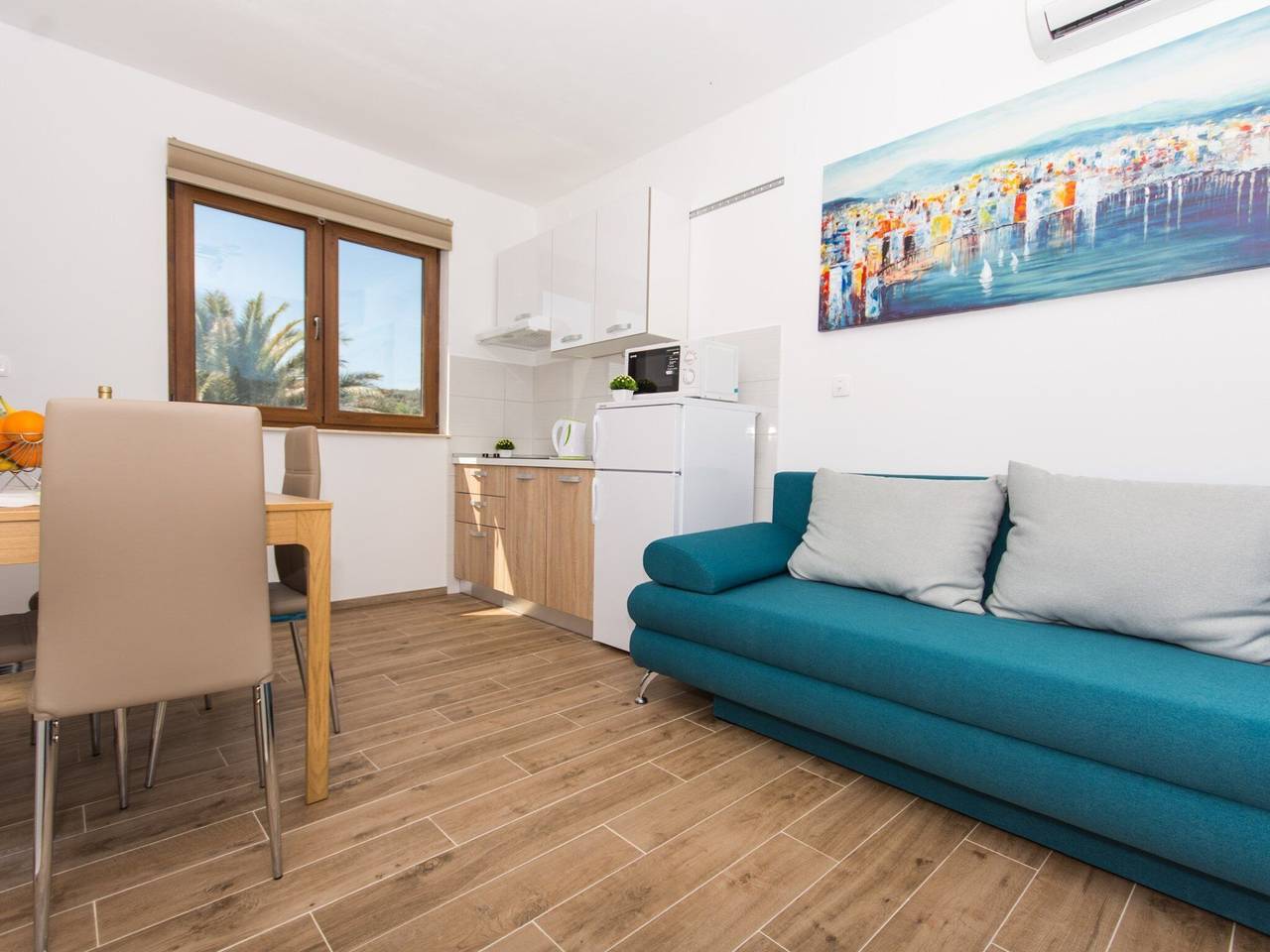 Ganze Wohnung, Villa La-Comfort One Bedroom Apartment with Sea View Terrace 2 in Drvenik Veliki, Drvenik Mali und Veli