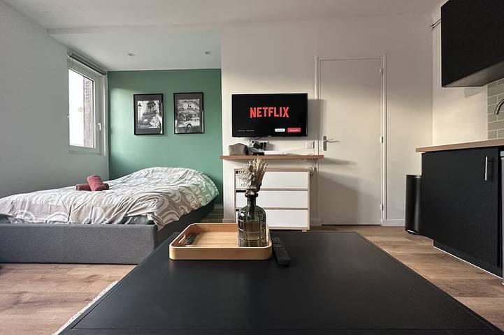Ganze Wohnung, Studio 25m2 Rénové Proche Métro - Parking Privé in Maisons-Alfort, Val-de-Marne