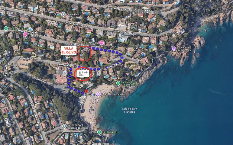 Casa rural para 8 personas, con terraza y jardín en Selva - 4