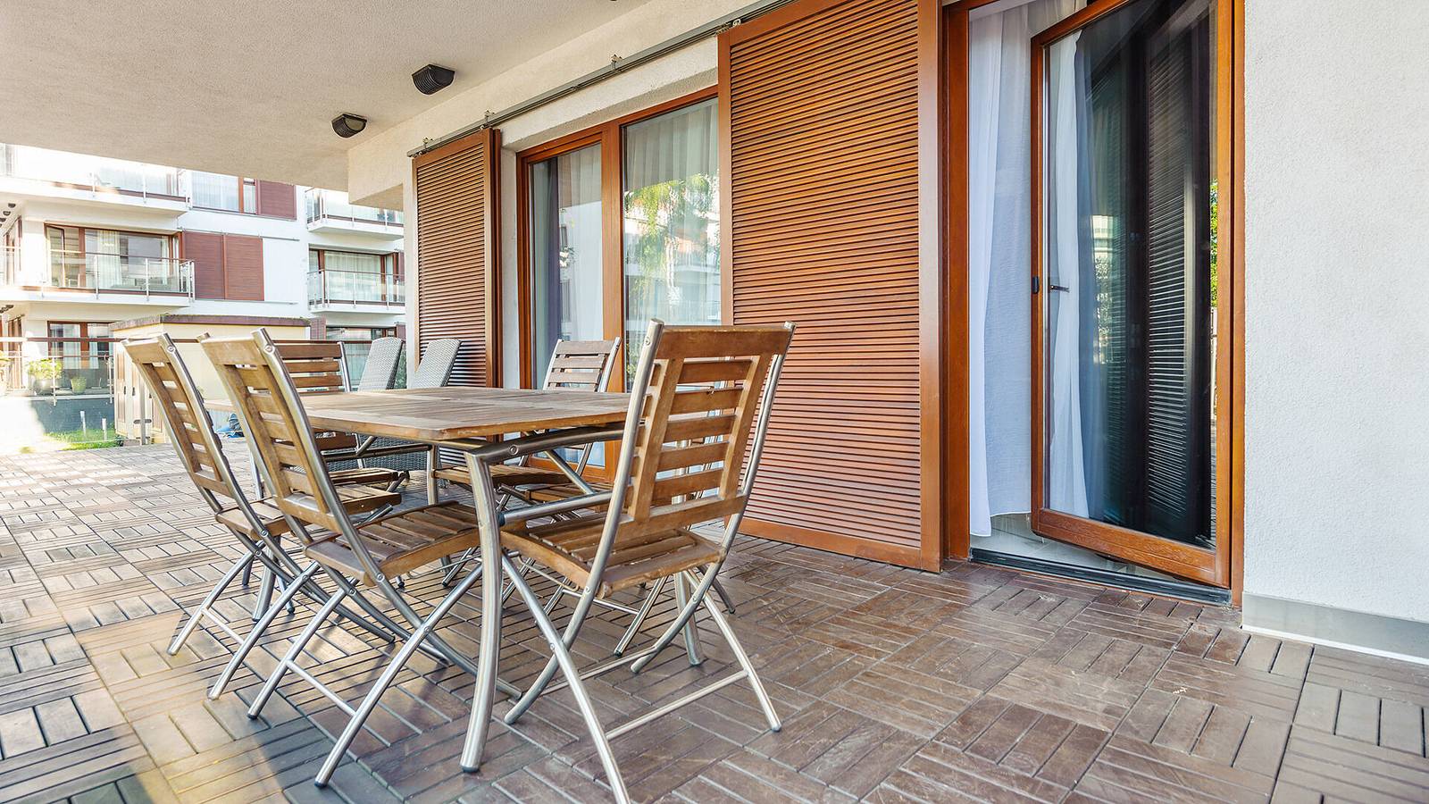 Cały apartament wypoczynkowy, Apartament wakacyjny dla 4 osób z taras in Świnoujście, Zalew Szczeciński